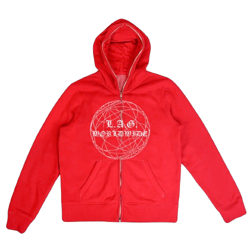 Red L.A.G. Worldwide Full-Zip Jacket